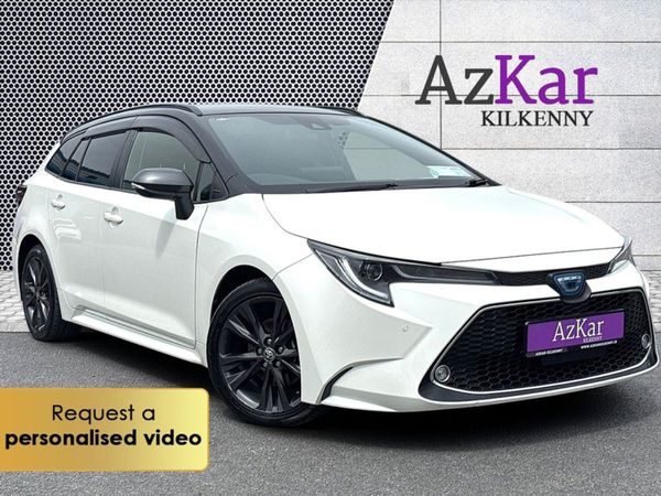 Toyota Corolla Estate, Petrol Hybrid, 2021, White
