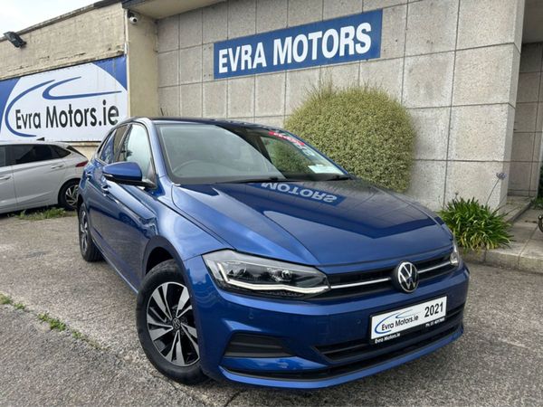 Volkswagen Polo Hatchback, Petrol, 2021, Blue