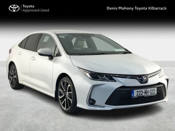 Toyota Corolla Saloon, Petrol Hybrid, 2022, White