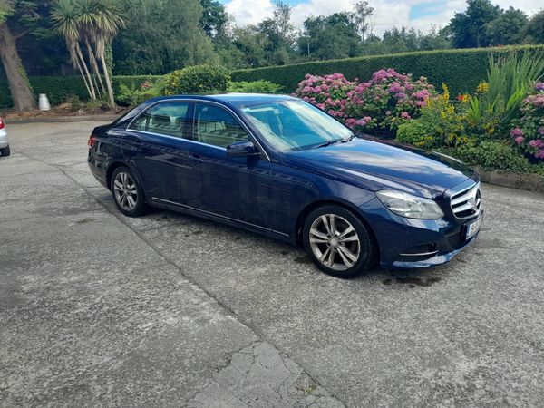 Mercedes-Benz E-Class Saloon, Diesel Hybrid, 2015, Blue