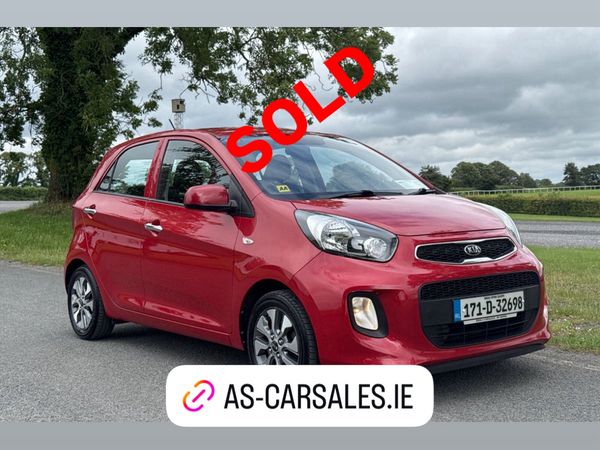 Kia Picanto Hatchback, Petrol, 2017, Red
