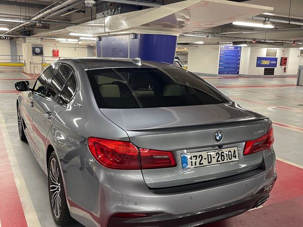 BMW 5-Series Saloon, Petrol Plug-in Hybrid, 2017, Blue