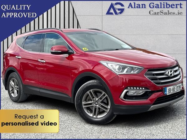 Hyundai Santa Fe SUV, Diesel, 2018, Red