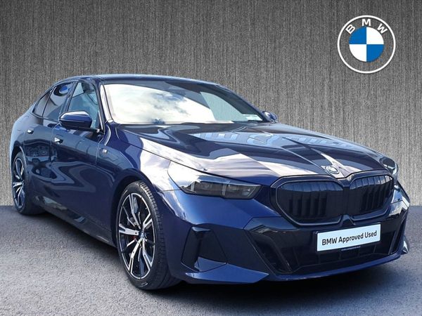 BMW 5-Series Saloon, Petrol Plug-in Hybrid, 2024, Blue