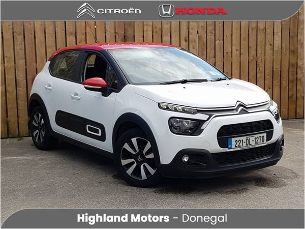 Citroen C3 Hatchback, Petrol, 2022, White