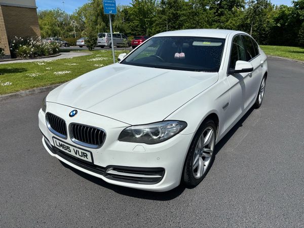 BMW 5-Series Saloon, Diesel, 2015, White