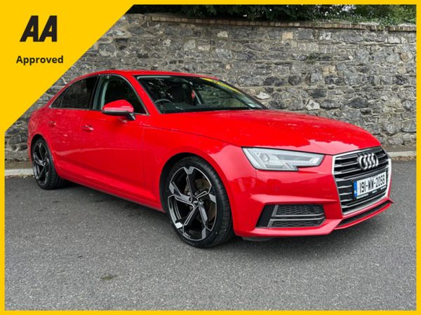 Audi A4 Saloon, Diesel, 2019, Red