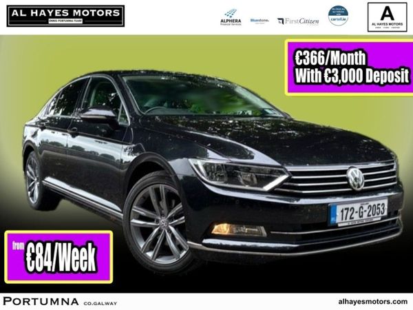 Volkswagen Passat Saloon, Diesel, 2017, Black