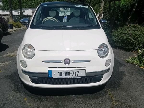 Fiat 500 Hatchback, Petrol, 2010, White
