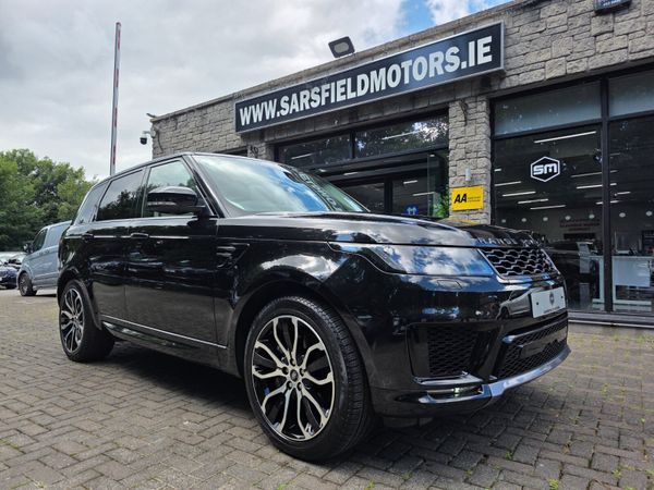 Land Rover Range Rover Sport SUV, Petrol Plug-in Hybrid, 2021, Black