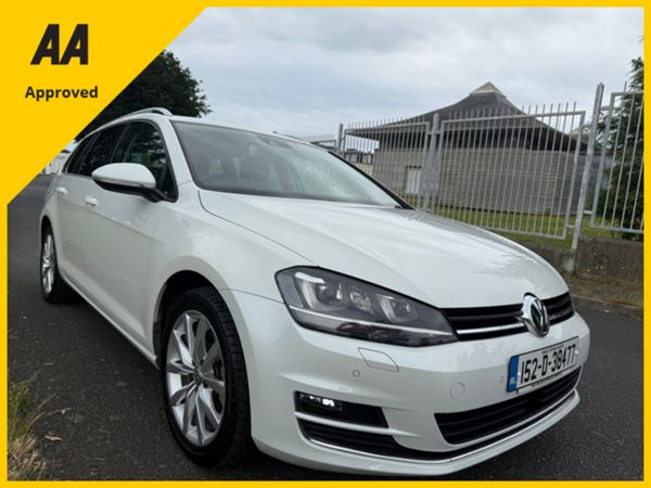 Volkswagen Golf Estate, Petrol, 2015, White