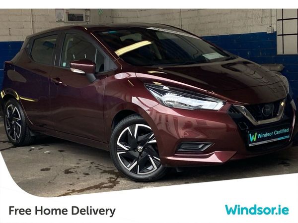 Nissan Micra Hatchback, Petrol, 2021, Red