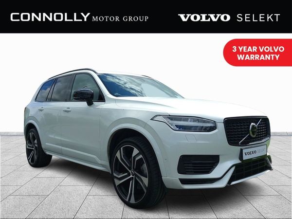 Volvo XC90 SUV, Petrol Plug-in Hybrid, 2024, White