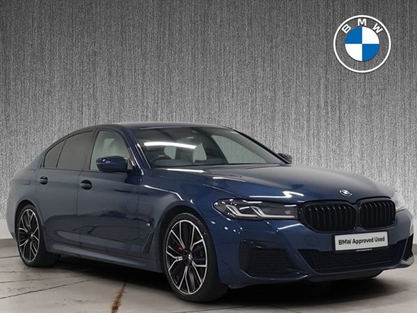 BMW 5-Series Saloon, Diesel, 2023, Blue