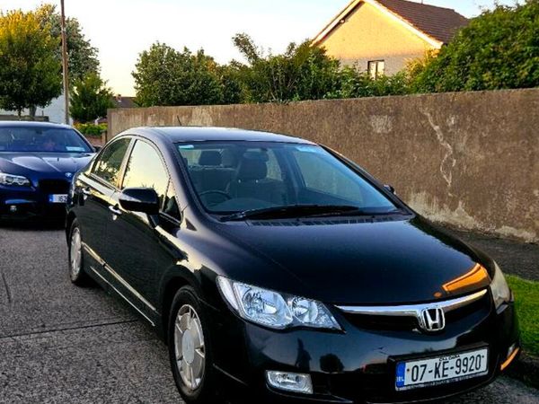 Honda Civic Saloon, Petrol Hybrid, 2007, Black
