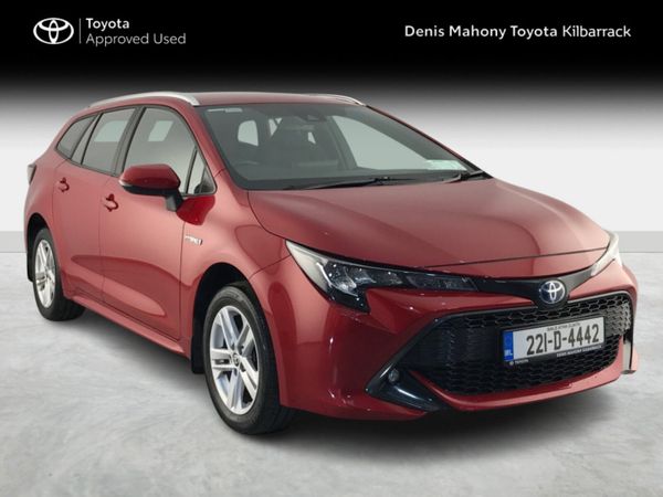 Toyota Corolla Estate, Petrol Hybrid, 2022, Red