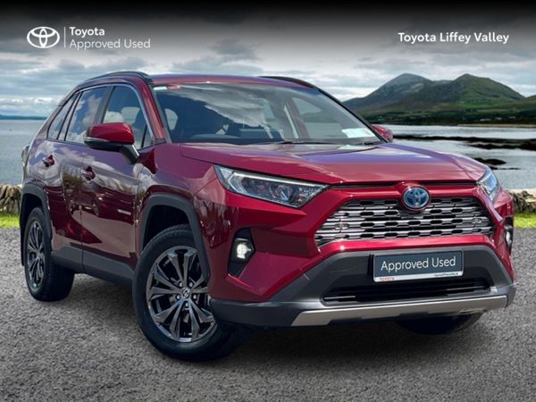 Toyota RAV4 SUV, Petrol Hybrid, 2023, Red