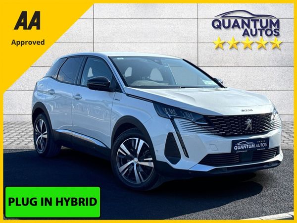 Peugeot 3008 SUV, Petrol Plug-in Hybrid, 2022, White