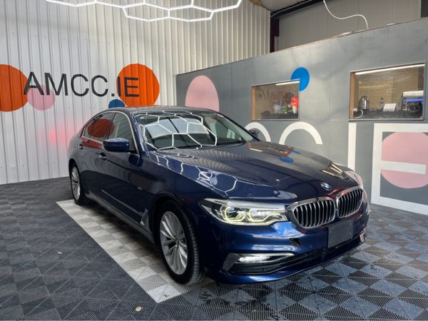 BMW 5-Series Saloon, Diesel, 2018, Blue