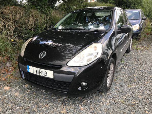 Renault Clio Hatchback, Ethanol Petrol, 2011, Black