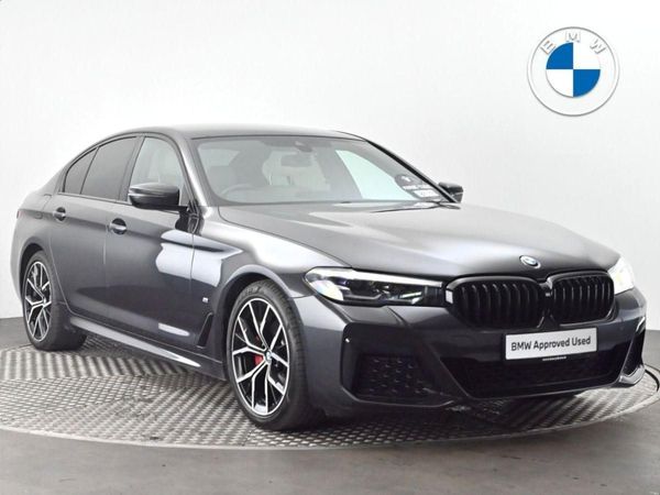 BMW 5-Series Saloon, Diesel Hybrid, 2022, Grey