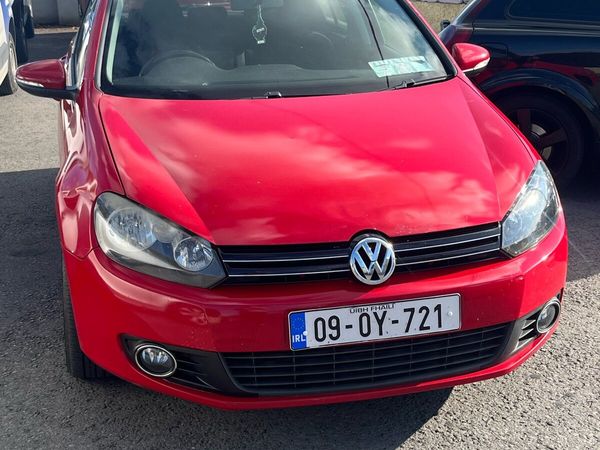 Volkswagen Golf Hatchback, Diesel, 2009, Red