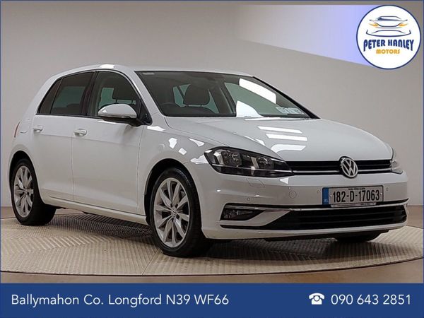 Volkswagen Golf Hatchback, Diesel, 2018, White