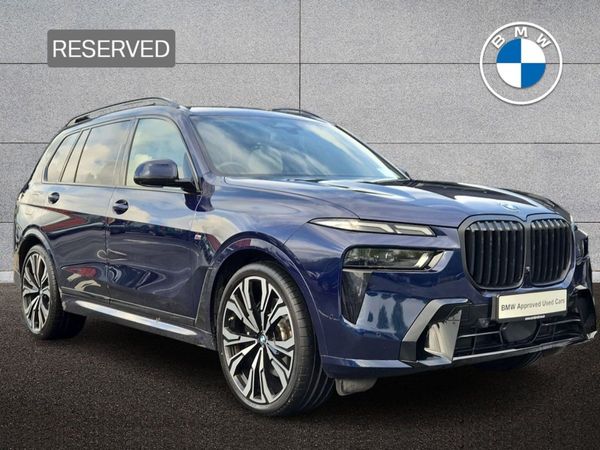 BMW X7 SUV, Diesel Hybrid, 2024, Blue