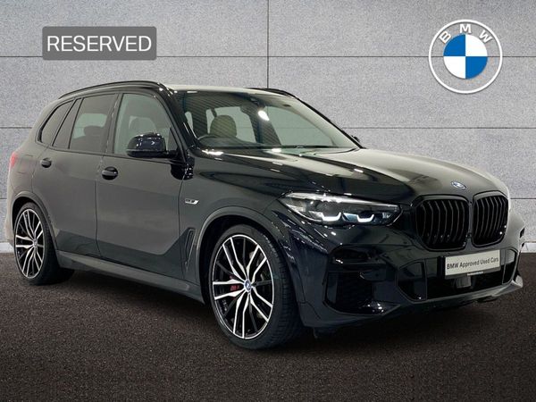 BMW X5 SUV, Petrol Plug-in Hybrid, 2022, Black