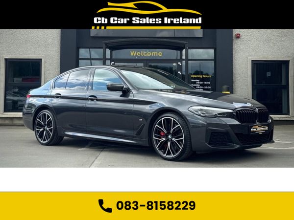 BMW 5-Series Saloon, Diesel Hybrid, 2021, Grey