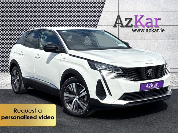 Peugeot 3008 SUV, Petrol Plug-in Hybrid, 2022, White