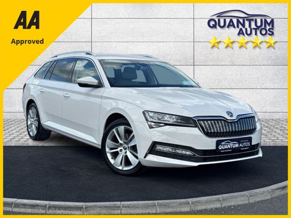 Skoda Superb Estate, Petrol Plug-in Hybrid, 2021, White
