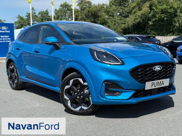 Ford Puma SUV, Petrol Hybrid, 2025, Blue