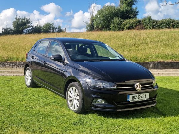 Volkswagen Polo Hatchback, Petrol, 2018, Black