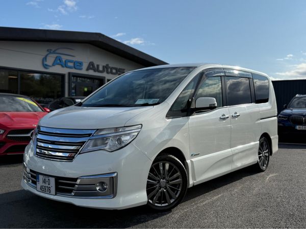 Nissan Serena MPV, Petrol Hybrid, 2014, White