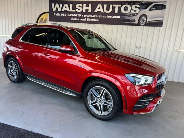 Mercedes-Benz GLE Estate, Diesel Plug-in Hybrid, 2020, Red