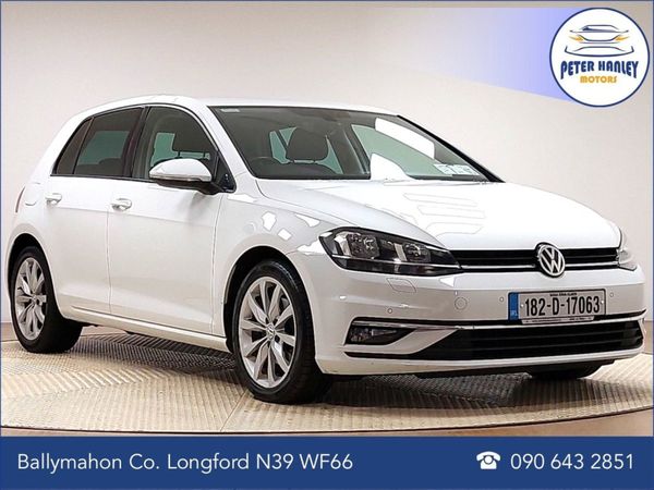 Volkswagen Golf Hatchback, Diesel, 2018, White