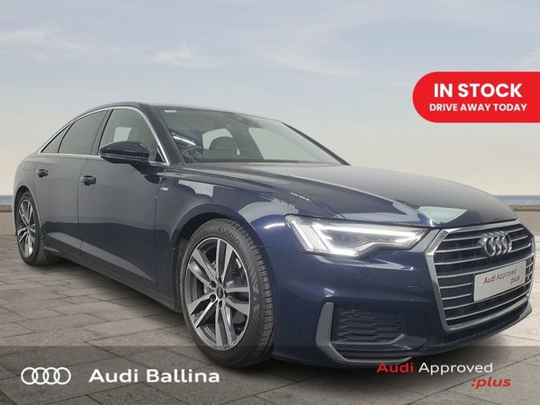 Audi A6 Saloon, Diesel, 2022, Blue