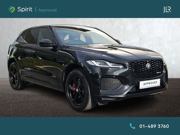 Jaguar F-Pace SUV, Petrol Plug-in Hybrid, 2021, Black
