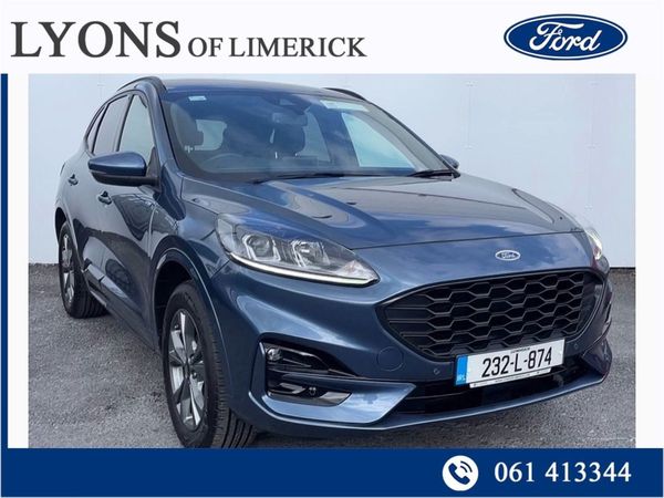 Ford Kuga SUV, Petrol Plug-in Hybrid, 2023, Blue