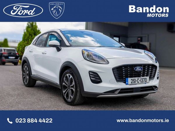 Ford Puma MPV, Petrol Hybrid, 2025, White