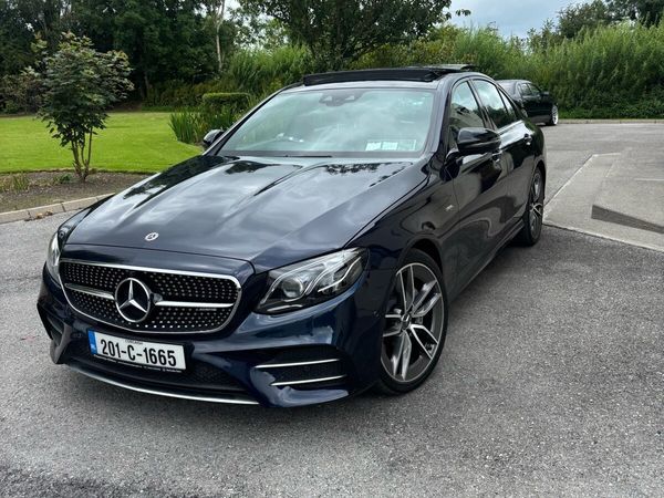 Mercedes-Benz E-Class Saloon, Petrol Hybrid, 2020, Blue
