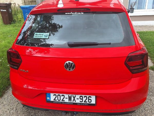 Volkswagen Polo Hatchback, Petrol, 2020, Red