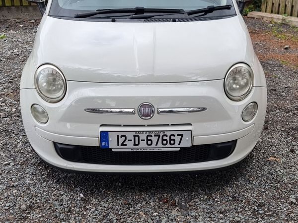 Fiat 500 Hatchback, Petrol, 2012, White