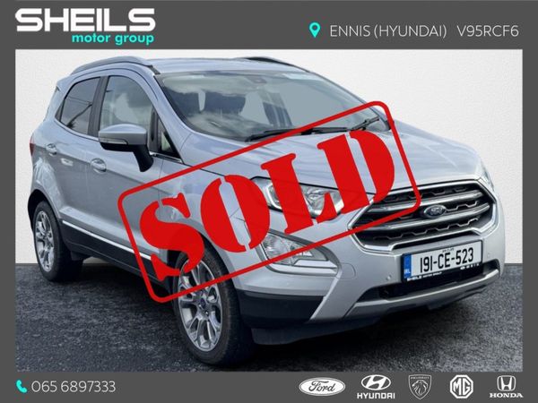 Ford EcoSport SUV, Petrol, 2019, Grey