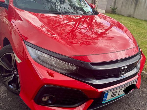 Honda Civic Hatchback, Petrol, 2018, Red