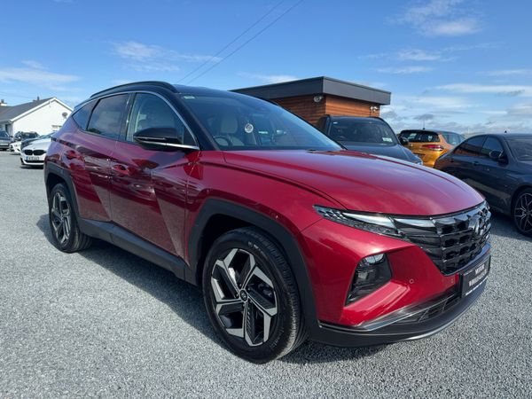 Hyundai Tucson SUV, Petrol Hybrid, 2022, Red