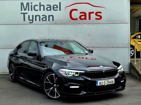 BMW 5-Series Saloon, Petrol Plug-in Hybrid, 2018, Black