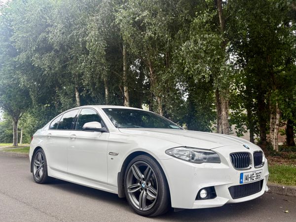 BMW 5-Series Saloon, Diesel, 2014, White