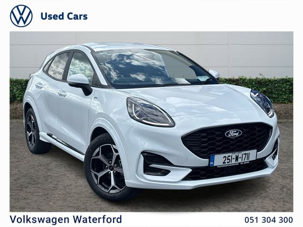 Ford Puma MPV, Petrol Hybrid, 2025, White